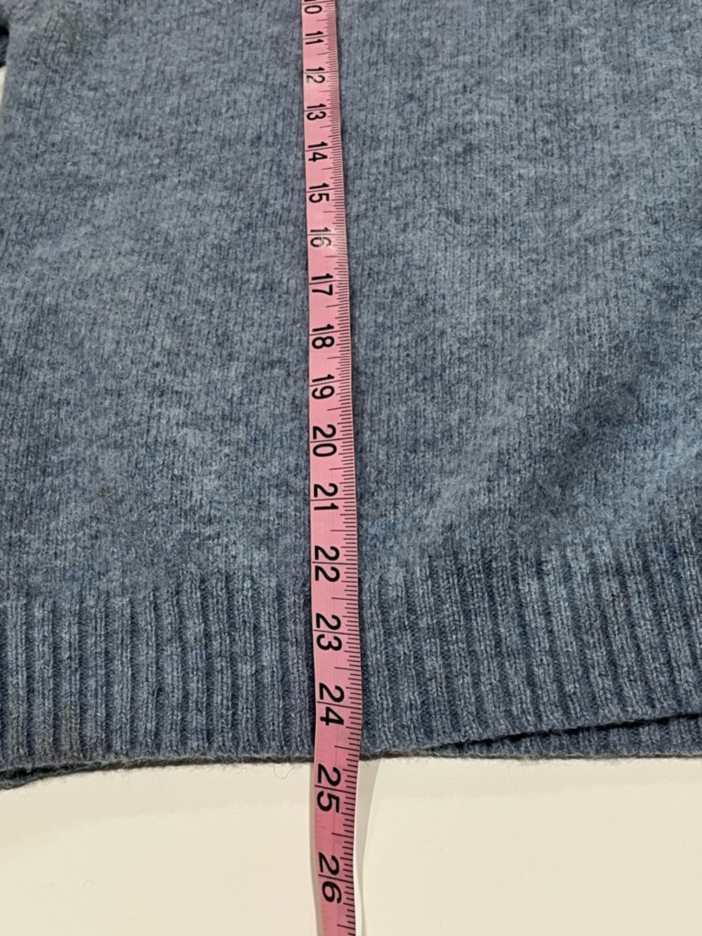 NN07 No Nationality 07 Men’s Nathan Sweater 100% Pure New Wool Light Blue Size L - Picture 9 of 9